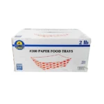 Sunset #200 Paper Food Trays – 1000 ct