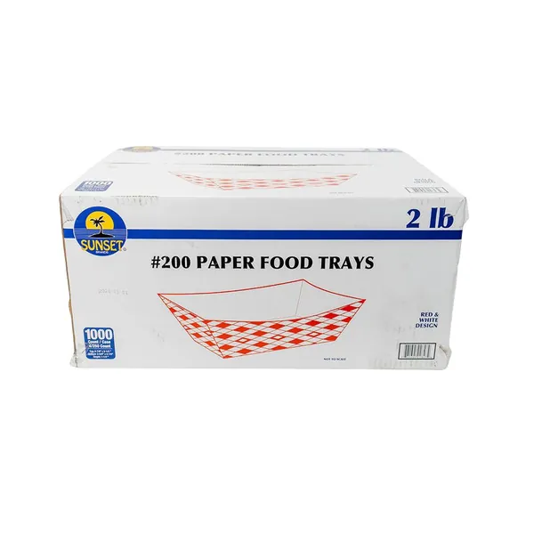 sunset-200-paper-food-trays disposableproducts.net Sunset #200 Paper Food Trays – 1000 ct - Image 1