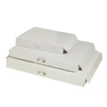 14" White Printed Corrugated Pizza Box – 50 Count