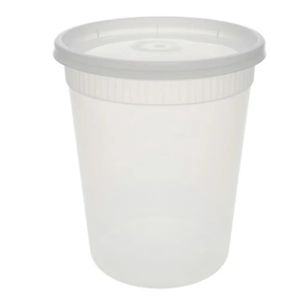 Pactiv Clear Deli Container with Lid – 32 oz (240 Count) disposableproducts.net Pactiv Clear Deli Container with Lid – 32 oz (240 Count) - Image 1
