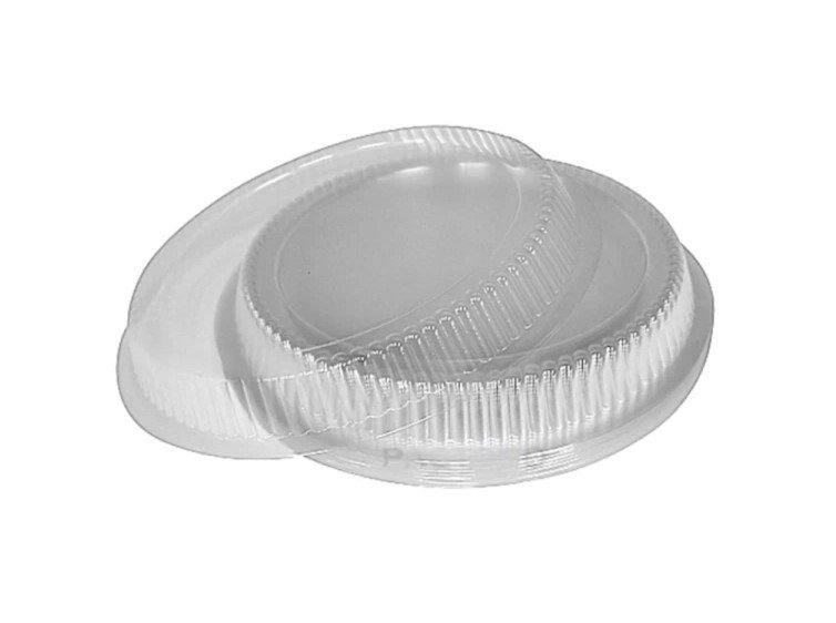 Sunset 2047DL 7 Plastic Dome Lid for Aluminum Pans – 500 Ct disposableproducts.net Sunset 2047DL 7" Plastic Dome Lid for Aluminum Pans – 500 Ct - Image 1