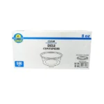 Sunset Clear Deli Containers – 8 oz (500 Count)