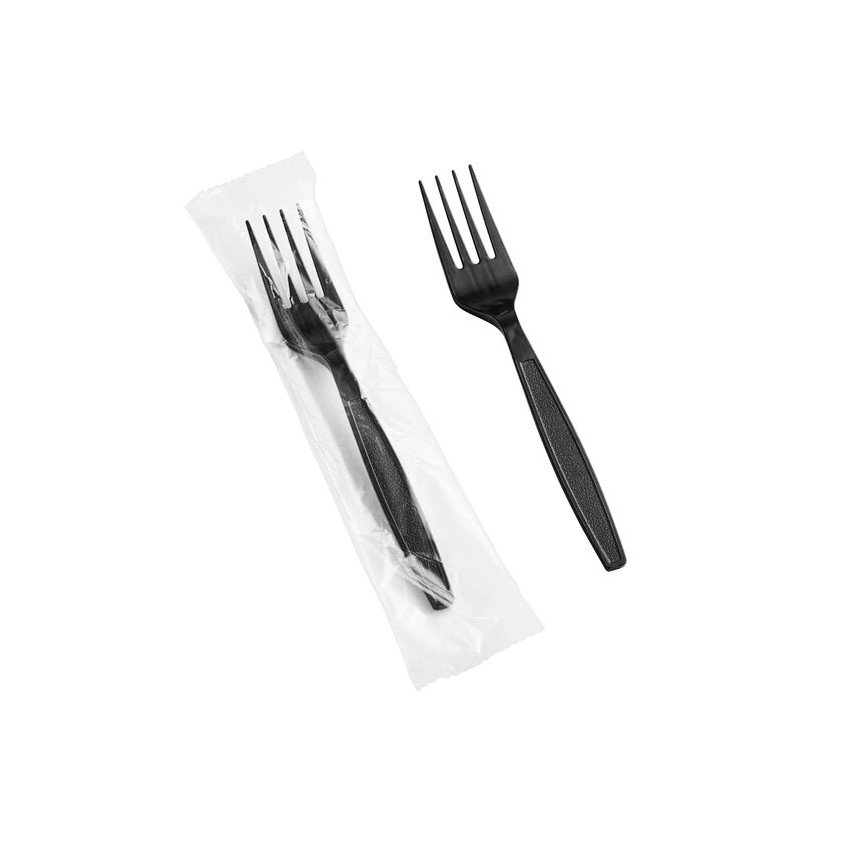 Sunset Heavy Black Poly Forks – 1000 Ct disposableproducts.net Sunset Heavy Black Poly Forks – 1000 Ct - Image 1